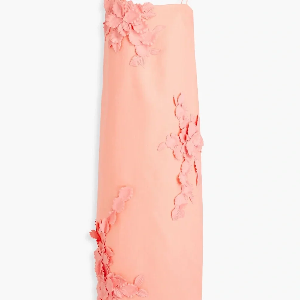 Zimmermann Coral Floral One-Shoulder Dress - Picture 2 of 2